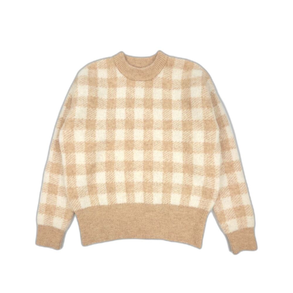 NEW Sezane Baby Alpaca Sweater Becky Jumper French Girl Minimal Preppy Old Money